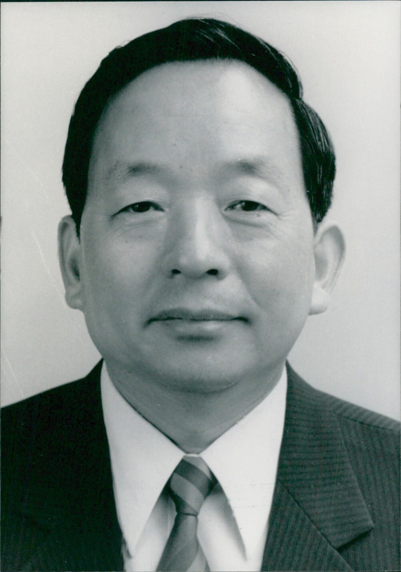 Vice Premier of the State Council of China, Tian Jiyun, speaks during a public event in Beijing on 2020-10-10. Photo Credit: Camera Press/NCNA/Aal Bikarkiv Botalas. - Vintage Photograph