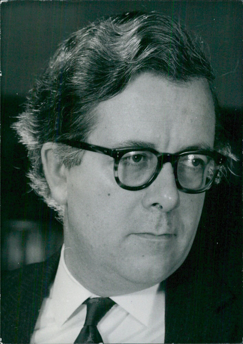 Sir Geoffrey Howe, QC, MP, Solicitor-General since 1970 and Conservative Member of Parliament for Reigate since 1970, is pictured on April 7th, 1972. - Vintage Photograph