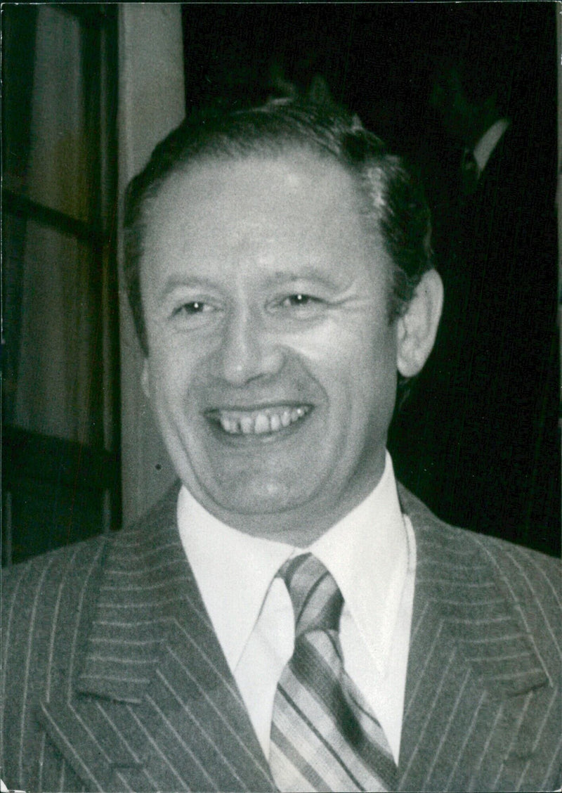 Prime Minister Gaston Thorn of Luxembourg speaks with members of the legislature in 1975. Credit: Camera Press (ANAG) London/Å & Å Bildarkiv/Sanes/Camera Press Ltd. - Vintage Photograph