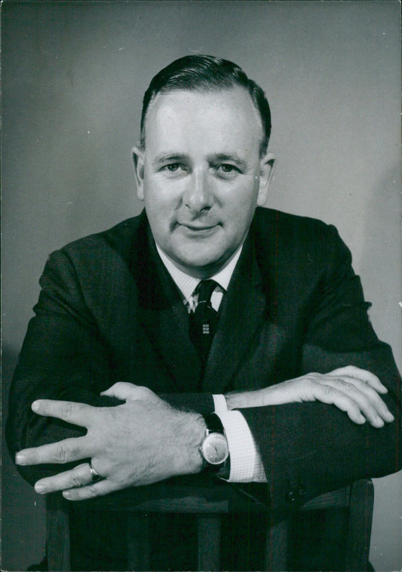 British politician Denis Herbert Howell M.P. poses for a portrait in London, UK. - Vintage Photograph