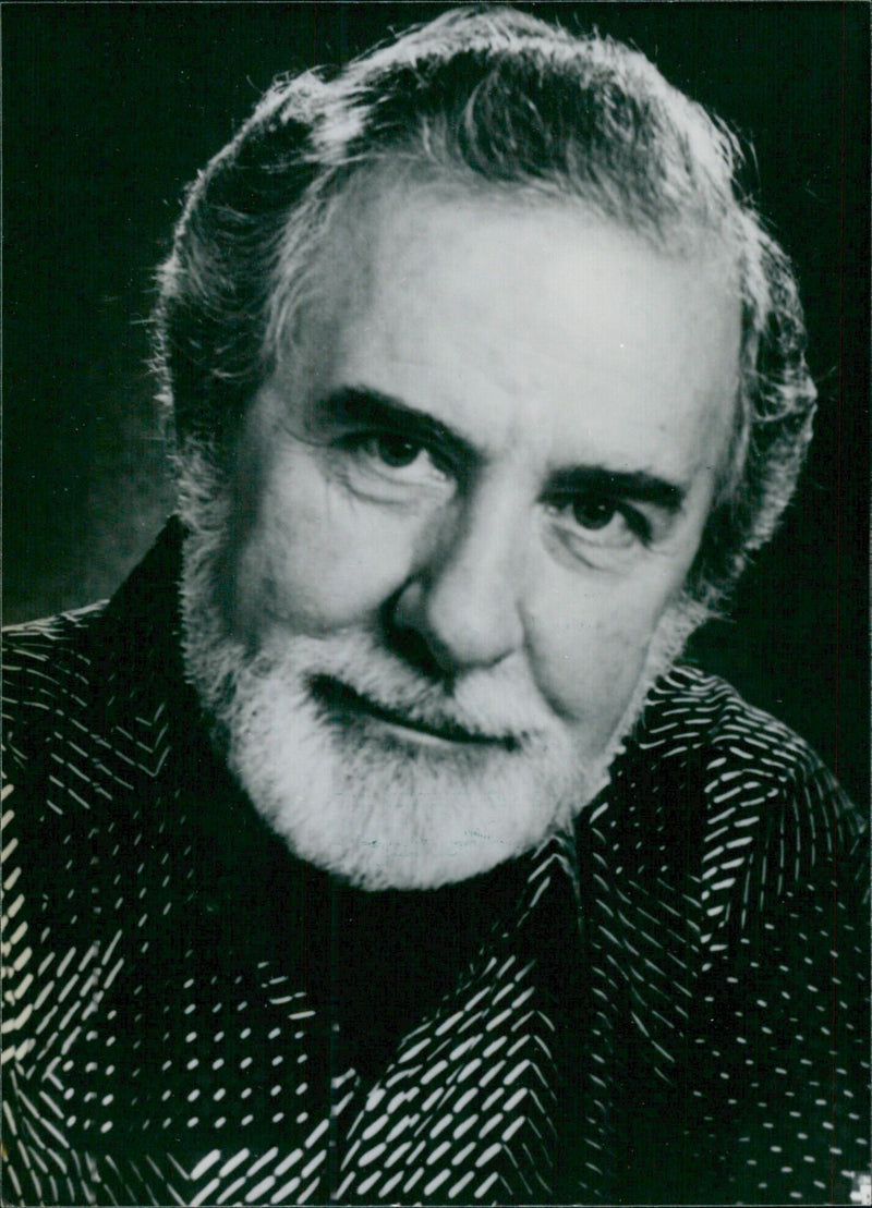 Canadian writer Charles Templeton poses for a portrait in London after the success of his second novel, "Of God". - Vintage Photograph