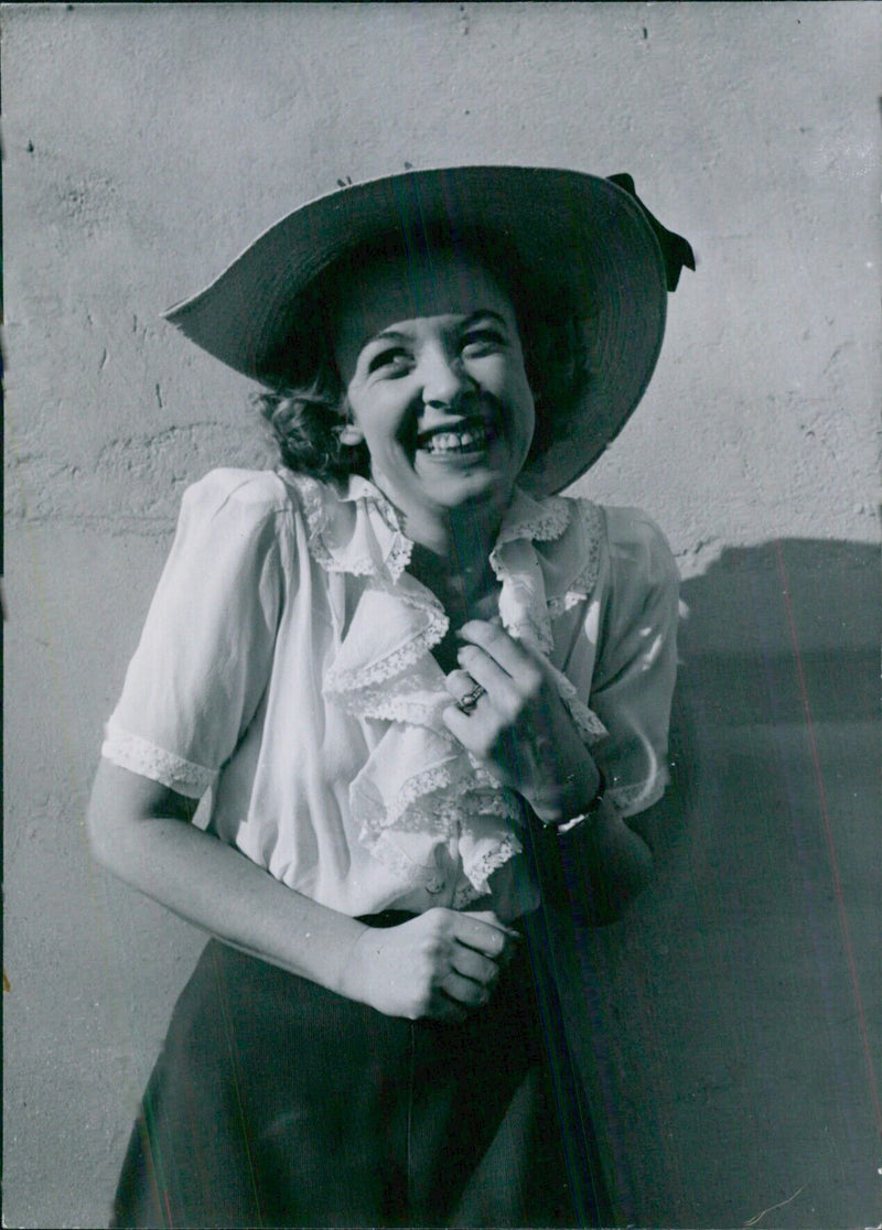 Joy Nichols, the popular lead in BBC's 1930s comedy "Take It From Here!", smiles for the camera. - Vintage Photograph