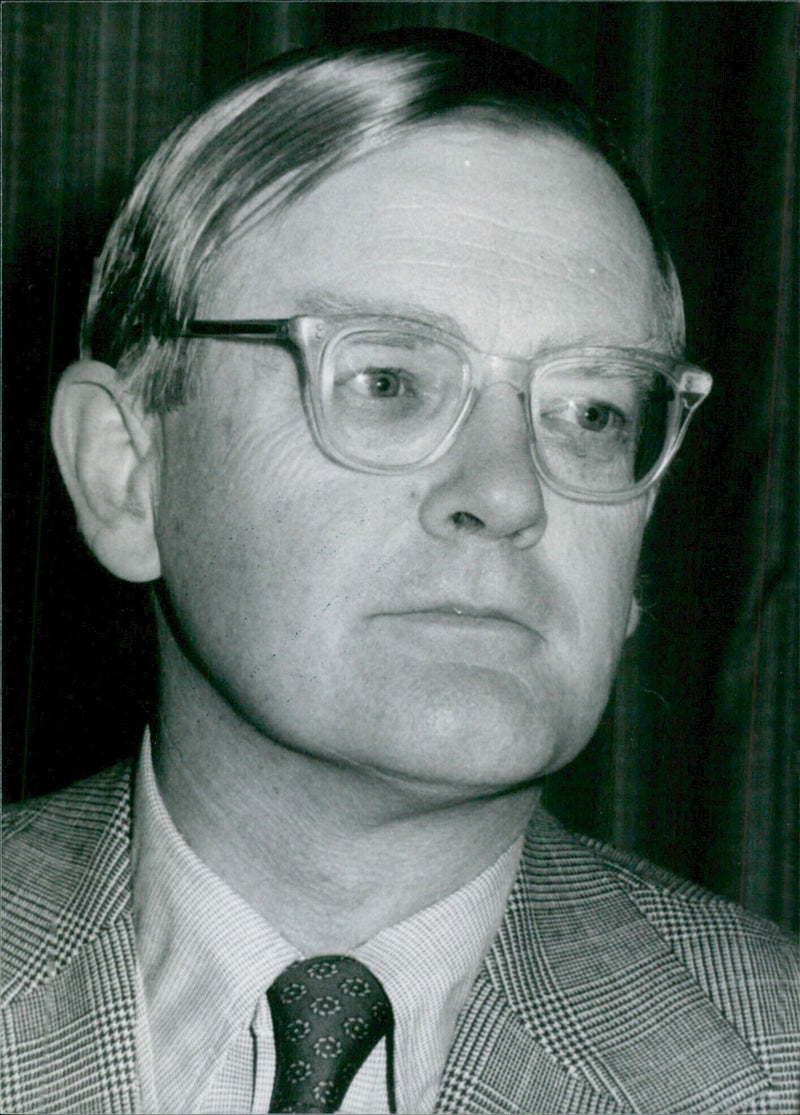 British Ambassador to Luxembourg, Jeremy Thomas, pictured in 1979. - Vintage Photograph