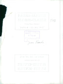 Jane Fonda poses for a portrait at the Paris-Match and Marie-Claire studio in Paris, France on 1960. - Vintage Photograph