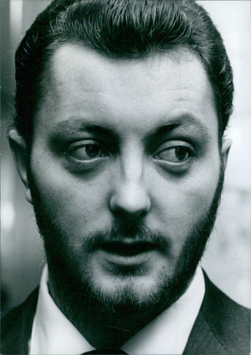 American actor James Mitchum, son of film actor Robert Mitchum, poses