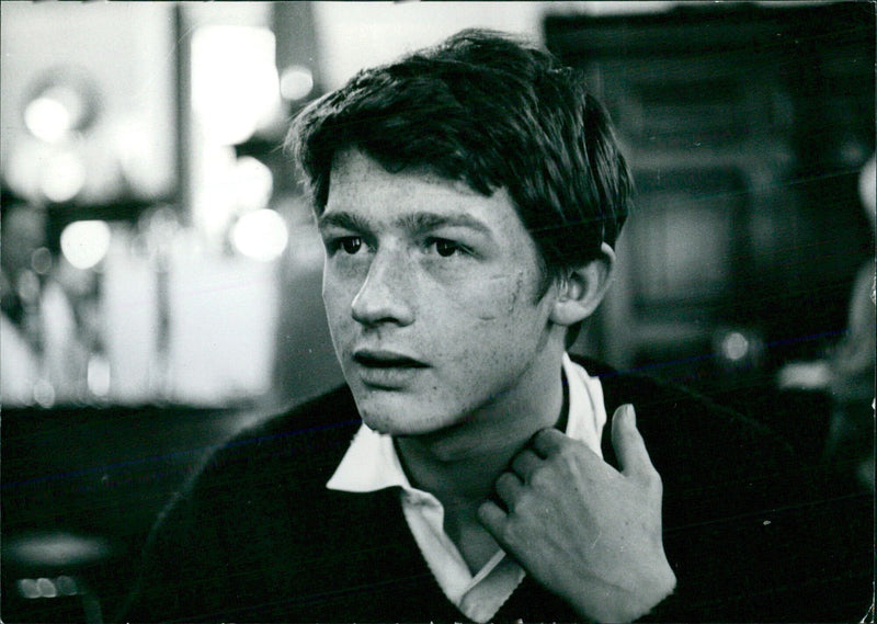 British actor John Hurt poses for a portrait in London, England, circa 1975. - Vintage Photograph