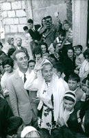 People gather to take part in the 10th Avenue Frochot demonstration in Kholm, Sweden on July 2, 1964. - Vintage Photograph