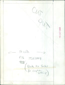 A group of police officers stand in front of a house on Tuesday, October 29, 1957. - Vintage Photograph