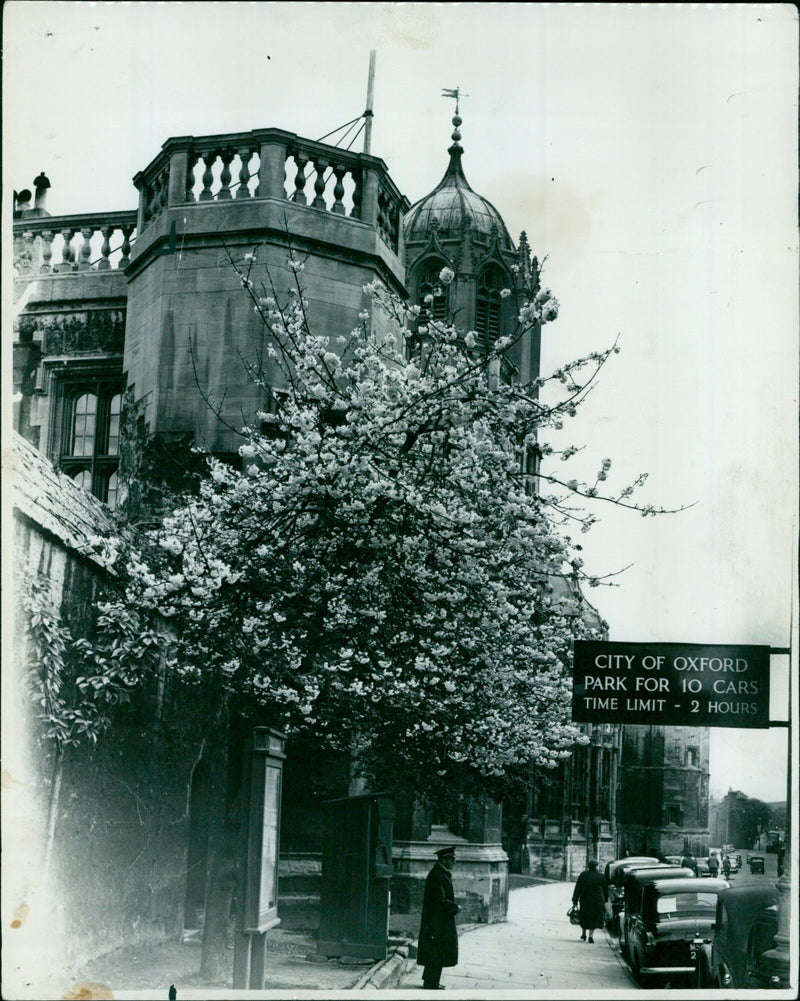 The City of Oxford installs a park with 10 car parking spaces and a two-hour time limit. - Vintage Photograph