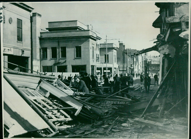 A group of people enjoying a lunch gathering in Tokyo, Japan. - Vintage Photograph