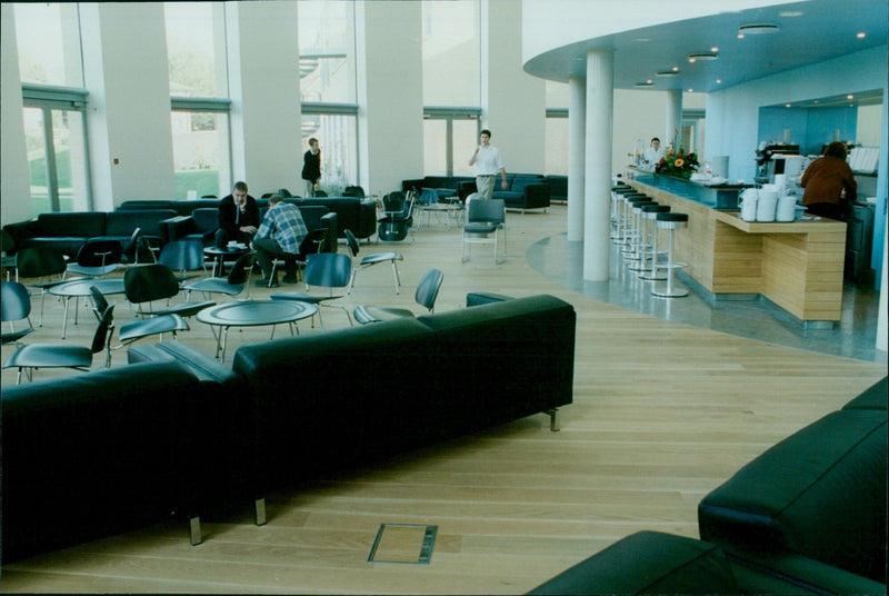 Reporters Jake O'Shaughnessy and Andrew Smith tour the SAID Business School at Oxford University. - Vintage Photograph