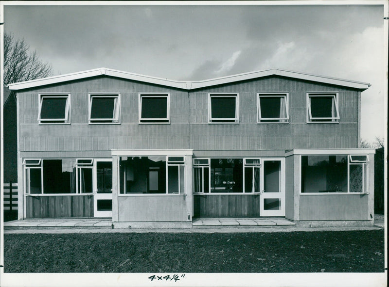 The Amey Group and W.E. Chivers Ltd. have joined forces to create the Modus house, a prefabricated structure that can be built and ready for occupancy in just three weeks. - Vintage Photograph