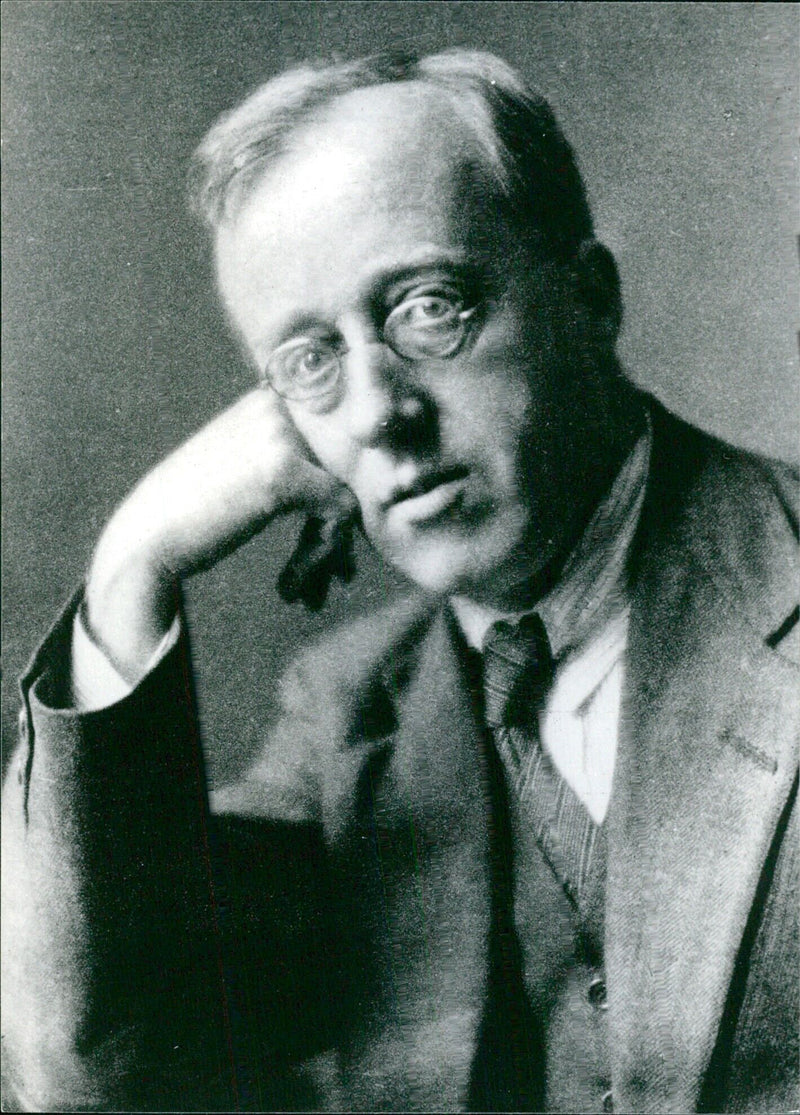 British composer Gustav Holst poses for a portrait in London, circa 1980. - Vintage Photograph