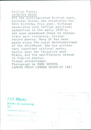 British poet Kathleen Raine celebrates her 80th birthday, reflecting on her early leftist politics and her later focus on visionary, lyrical nature poetry. - Vintage Photograph