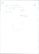 Two people embrace in a warm hug outside a Swedish cafe. - Vintage Photograph