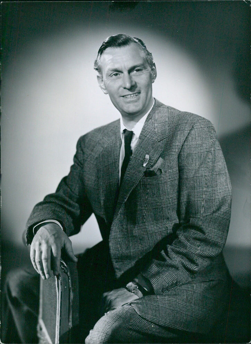 Comedian and Broadcaster Baron poses for a portrait. Photo credit: Camera Press London. - Vintage Photograph