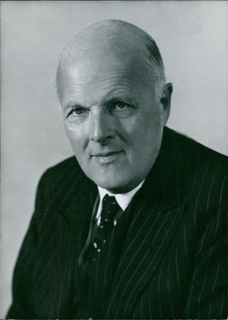 British Politician Sir Cyril Black, M.P., poses for a portrait in London, England on May 17, 1960. - Vintage Photograph