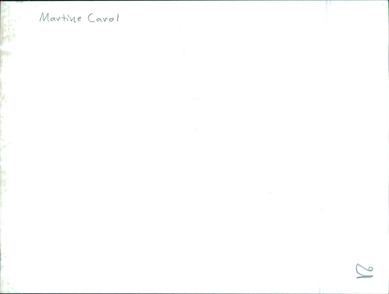 Martine Carol is pictured at a film premiere in Paris, France. - Vintage Photograph