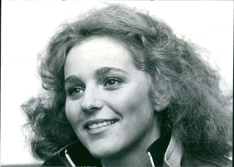 British actress Gail Harrison, who stars in the Granada TV comedy series "Brass", poses for a photo. She previously worked as a dancer with Sadler's Wells Opera Company and has extensive experience in repertory theatre. - Vintage Photograph