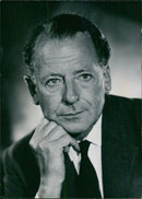 British actor Robert Harris poses for a study taken by photographer Anthony Buckley of Camera Press London. - Vintage Photograph