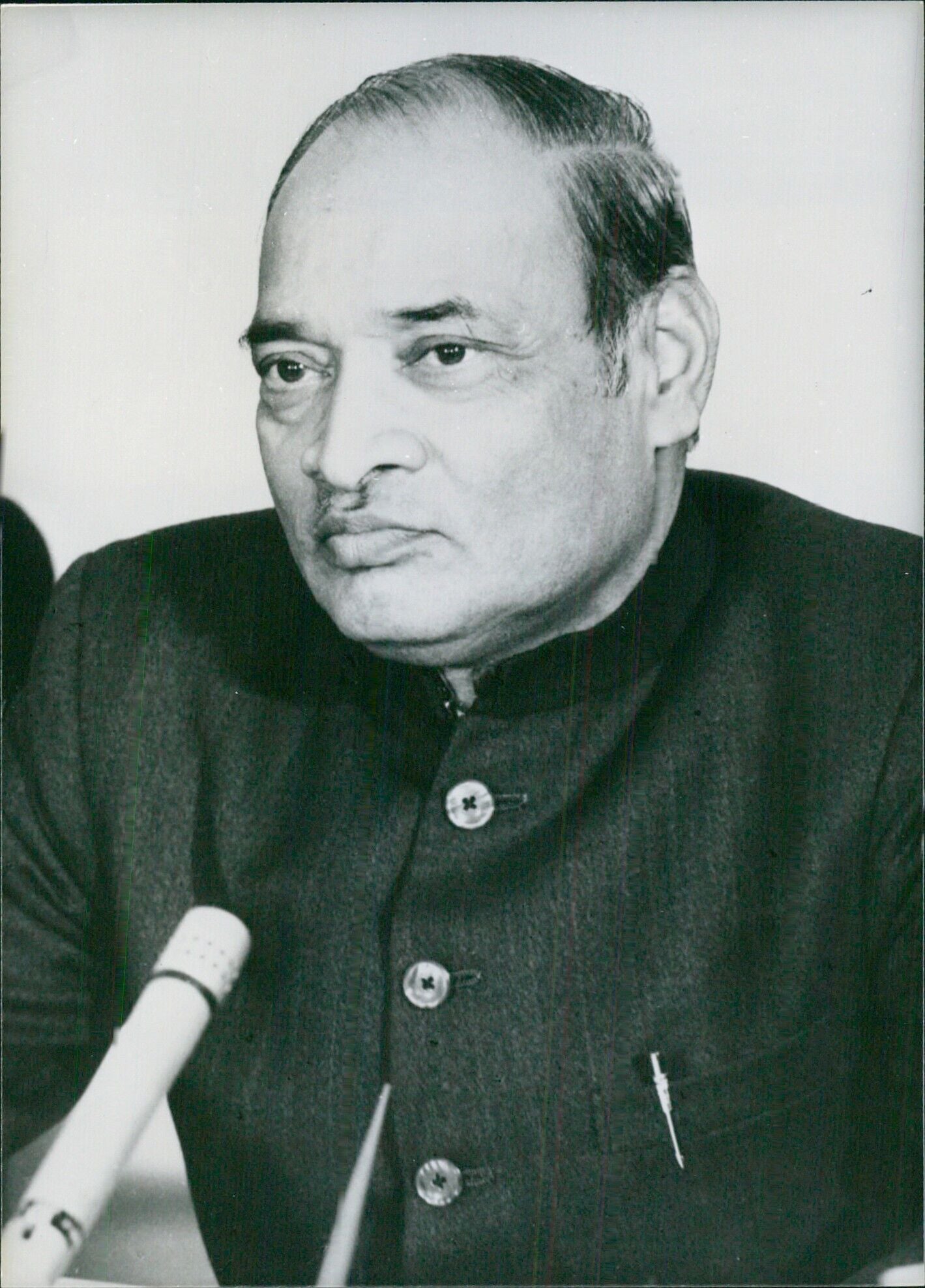 India's Minister of Foreign Affairs, P.V. Narasimha Rao, photographed