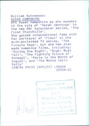 British actress Susan Hampshire poses in her role as Sarah Jennings for the BBC television series, 'The First Churchills'. - Vintage Photograph