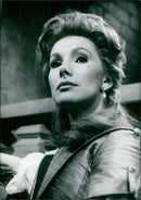 British actress Susan Hampshire poses in her role as Sarah Jennings for the BBC television series, 'The First Churchills'. - Vintage Photograph