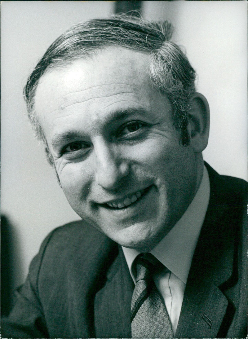 British Politician Greville Janner QC, M.P. for Leicester North West, speaks at an event in London on 2021-04-19. - Vintage Photograph