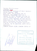 German Minister of Justice, Gerhard Jahn, speaks with Swedish colleagues in Stockholm, Sweden on October 2, 1969. - Vintage Photograph