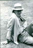 British poet Roger McGough is pictured in 1981. - Vintage Photograph