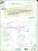 Swedish Prime Minister Per Sandels smiles despite the pouring rain while attending the 8711 jubilee congress at Skansen in Stockholm on July 24, 1938. - Vintage Photograph