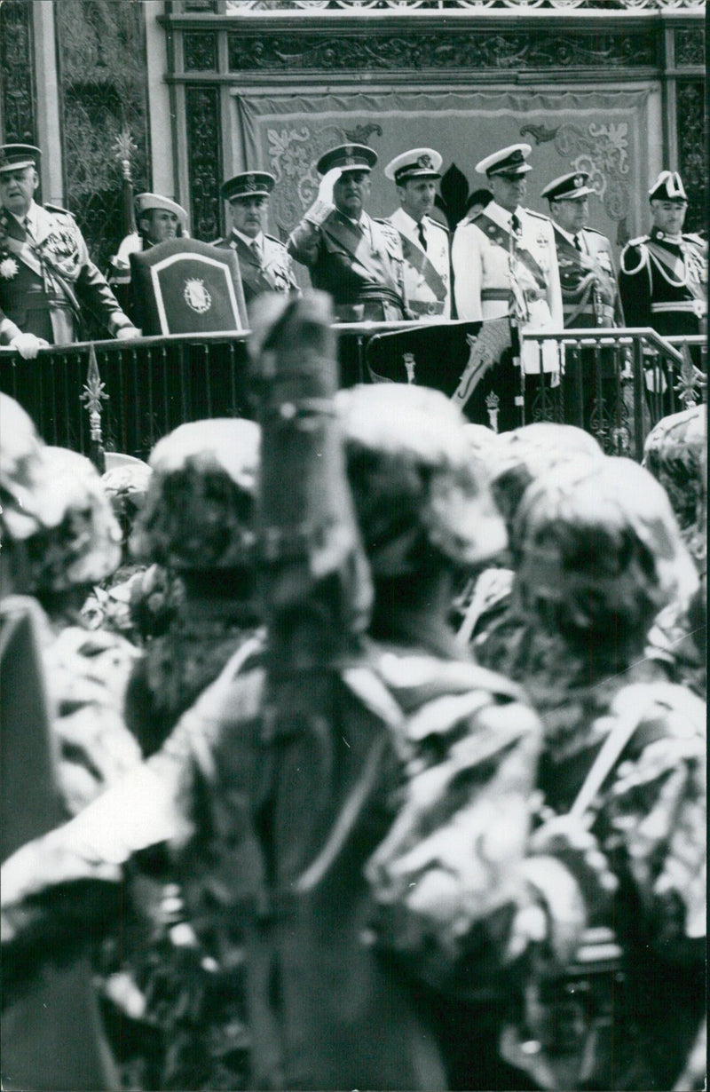 A demonstration of solidarity with protesters in Stockholm, Sweden on June 7, 1962. - Vintage Photograph