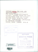 Gunther Sachs von Opel, a young German millionaire widower, is photographed with his friend, Swedish model Birgitta Laaf, on February 12, 1963 in Stockholm, Sweden. - Vintage Photograph