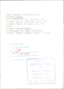 West German entertainer Werner Finck poses for a photograph in May 1902 in Goerlitz. Photo Credit: Gerd Pfeiffer/Camera Press/Getty Images. - Vintage Photograph