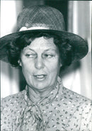 Mrs. Mary Wilson, wife of Prime Minister Harold Wilson, is seen here in 1975. The couple married in 1940, and have two sons. Mrs. Wilson is also known as a poet and has established her own identity. - Vintage Photograph