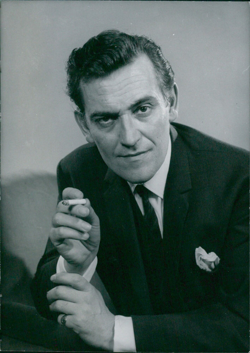 British actor Gerald Flood stars as Peregrine Smith in the television suspense series "The Ratcatchers". Photo by Tom Blau/Camera Press London/20 Dec 1966. - Vintage Photograph