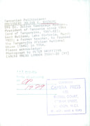 President Julius K. Nyerere of Tanzania is pictured on July 25th, 1929, in London. - Vintage Photograph