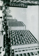 A view of Luis de Camoes Avenue in Luanda, the capital of Angola, with 500,000 inhabitants. - Vintage Photograph