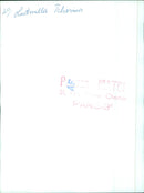 Russian tennis player Ludmilla Tcherma in action during a match at the Pierre Charron tournament in Paris. - Vintage Photograph