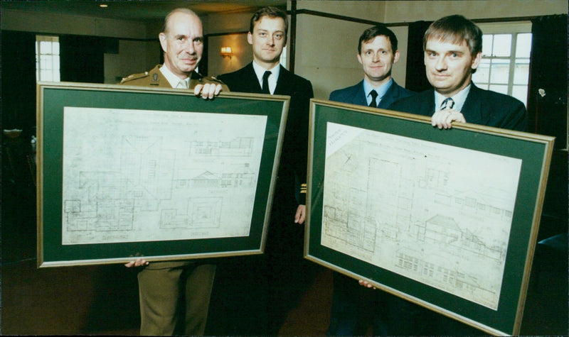 Members of University Military depart after 70 years of service. - Vintage Photograph