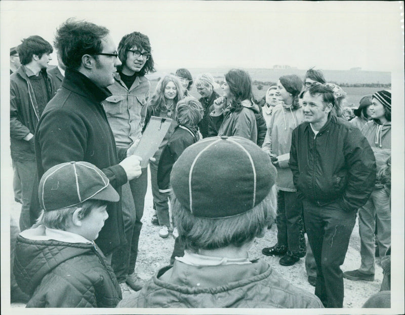 Cowley Scouts prepare to embark on a 20 mile walk. - Vintage Photograph