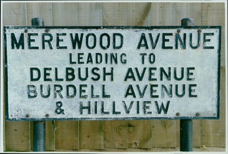 Commuters parking outside Andrew Esson's office in Merewood Avenue. - Vintage Photograph