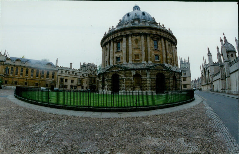 The Radcliffe Camera in Oxford, England. - Vintage Photograph