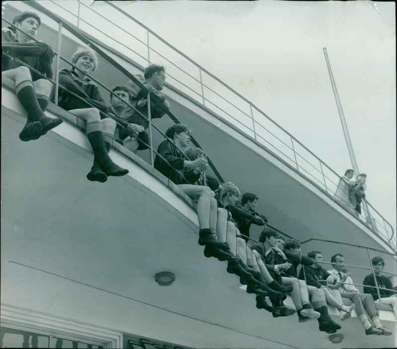 Members of the public attending the Oxford Night of Culture event in Oxford, UK. - Vintage Photograph