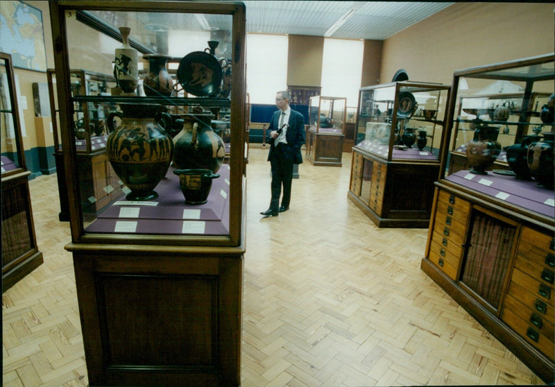 Katherine Booth Stevens, Clore Education Officer at the Ashmolean Museum, Oxford, on a day in her life. - Vintage Photograph