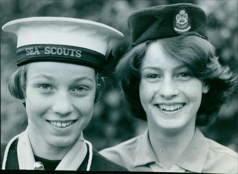 Michael Haskins, 14, receives the Chief Scouts Award following in his sister's footsteps. - Vintage Photograph