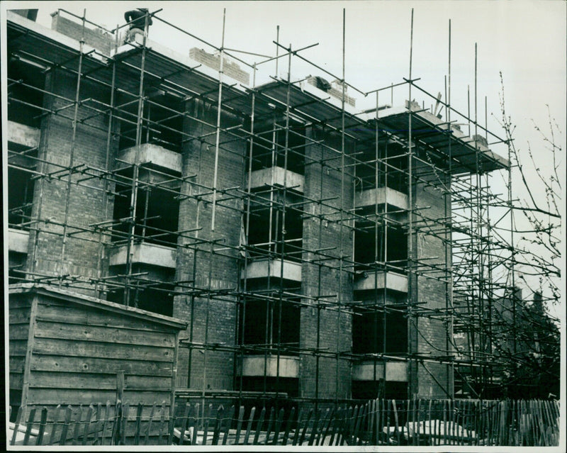 Members of the local community gathering to remember the tragic passing of their beloved leader. - Vintage Photograph