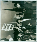 5000 political prisoners march in South Africa's Culion in protest of "blood money" arms. - Vintage Photograph