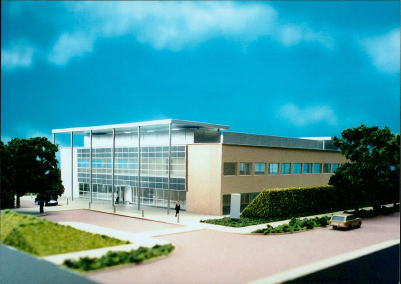 The Hinshelwood Building at the Oxford Science Park. - Vintage Photograph