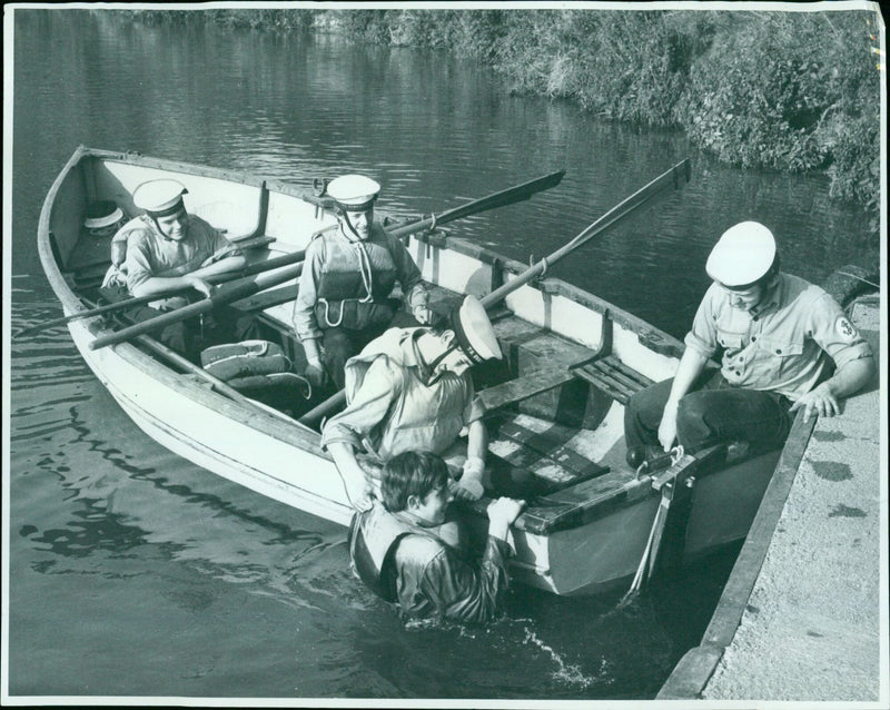 European Union representatives in a meeting in Oxford, England. - Vintage Photograph